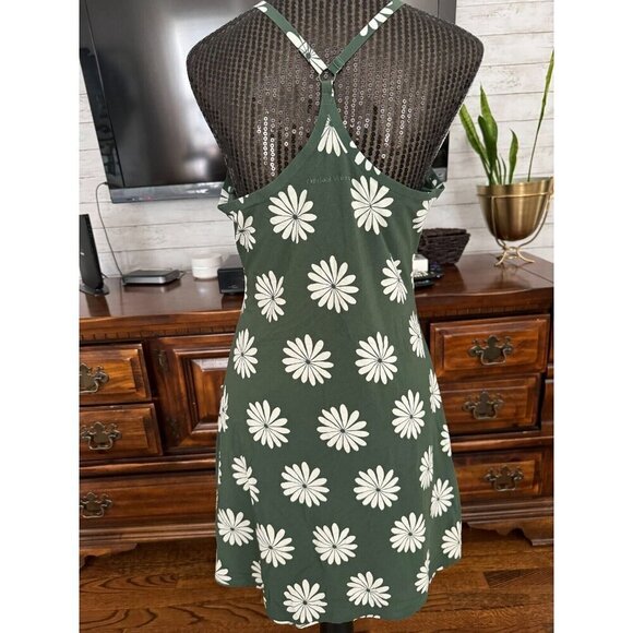 Outdoor Voices Evergreen Floral The Exercise Dress Sleeveless Womens Size Large - Picture 4 of 7